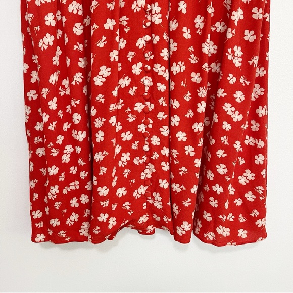 BOGO! Madewell Retro Dress Happy Hibiscus Floral Print - Picture 6 of 9